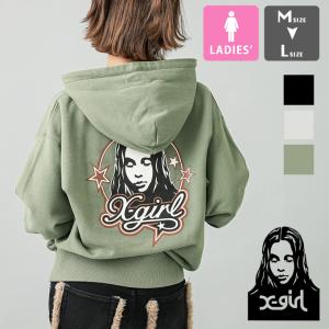 X-girl（エックスガール） フラッグビッグスウェットトップ