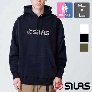 SILAS サイラス SPUTTERING LOGO WIDE HOODIE SILAS スパッタリ...