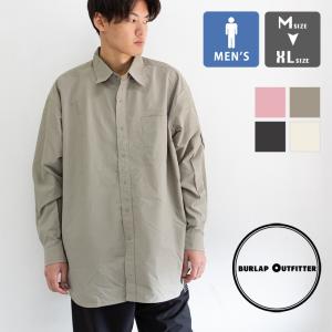 BURLAP OUTFITTER バーラップアウトフィッター L/S B.B. SHIRT サプレックスナイロン ロングスリーブ ビッグ シャツ 30094 / 2025SPRING