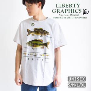 LIBERTY GRAPHICS リバティグラフィックス Bass & Lures Ash T-shirt バス & ルアーズ アッシュ 半袖 Tシャツ 393