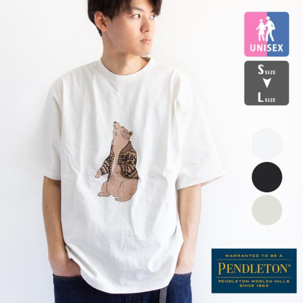 PENDLETON ペンドルトン デュードベア プリント Tシャツ Dude Bear S/S Te...