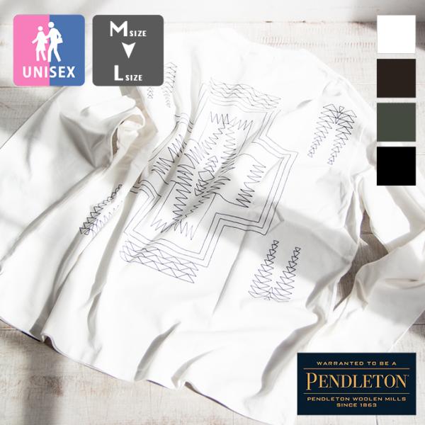 PENDLETON ペンドルトン Back EMB L/S Tee バック刺繍 長袖 Tシャツ 44...