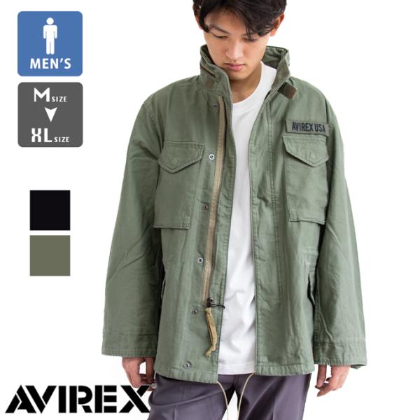 【SALE!!】 AVIREX アビレックス タイプ M−65 フィールド ジャケット TYPE M...