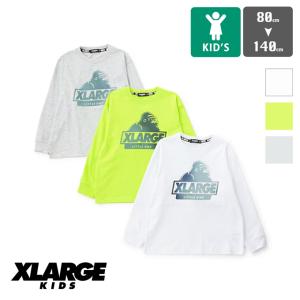 XLARGE KIDS エクストララージ キッズ ホログラム スランテッド OG 長袖Tシャツ 9451203 / 2025SPRING /