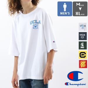 Champion チャンピオン T1011 カレッジプリント UCLA マスコット
