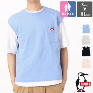 CHUMS チャムス Keystone Layered T-Shirt キーストーン レイヤード Tシャツ CH00-1450 / 2024SUMMER ※