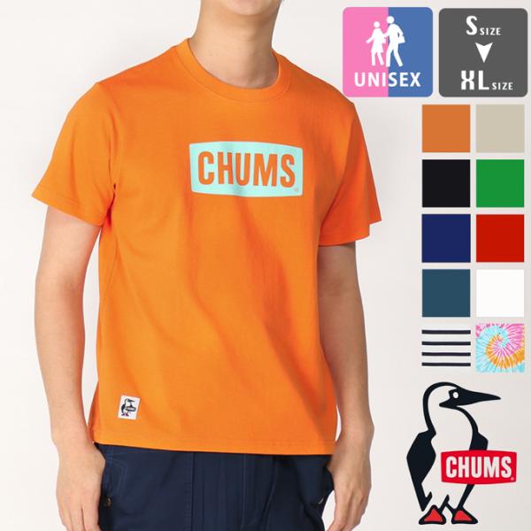 CHUMS チャムス CHUMS Logo T-Shirt チャムス　ロゴTシャツ CH01-227...