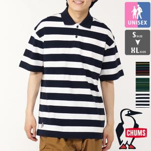 CHUMS チャムス Oversized Booby Border Polo Shirt オーバーサイズド ブービー ボーダー ポロシャツ CH02-1213 / 2024SUMMER｜jeansstation