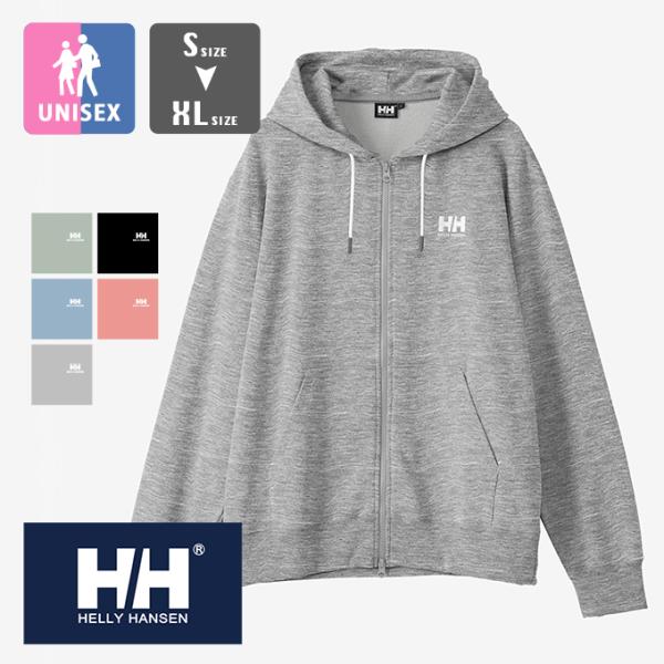 HELLY HANSEN ヘリーハンセン HH Logo Full-zip Sweat Hoodie...