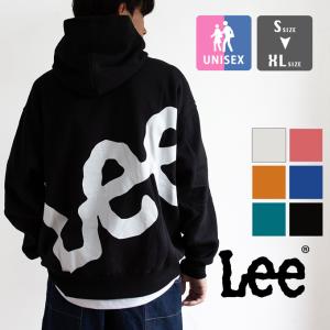 Lee リー Leeバックビッグロゴプルスウェットパーカー LT3117｜jeansstation