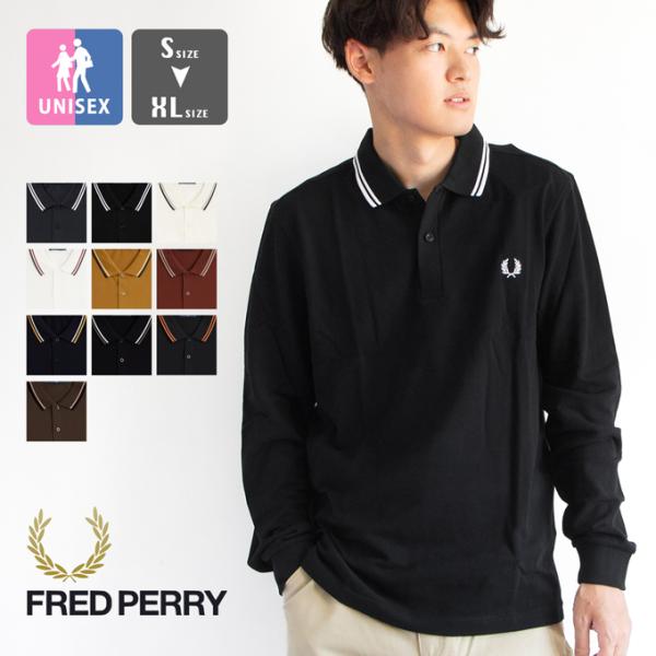 FRED PERRY The Fred Perry Shirt ワンポイントロゴ 長袖 ポロシャツ ...