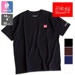 【 Manhattan Portage マンハッタンポーテージ 】 Short Sleeve Print T-Shirt 半袖 プリント ポケット Tシャツ MP-M373 / 22SS｜jeansstation