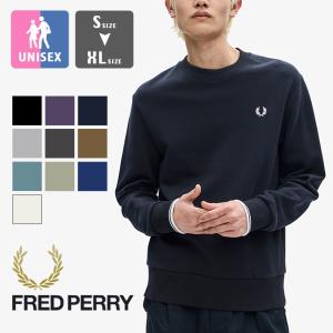 【 FRED PERRY フレッドペリー 】 Crew Neck Sweatshirt ワンポイント クルーネック スウェット M7535 /23SPRING