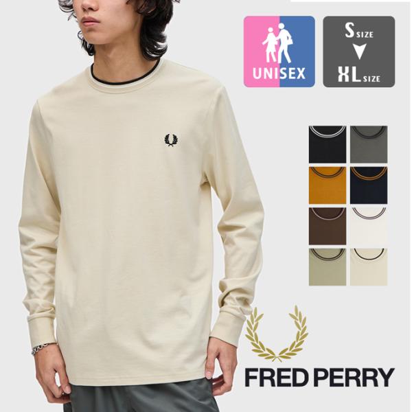 【 FRED PERRY フレッドペリー 】 Twin Tipped Long Sleeve T-S...