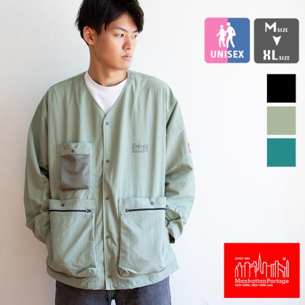 Manhattan Portage マンハッタンポーテージ Collarless Coach Jac...