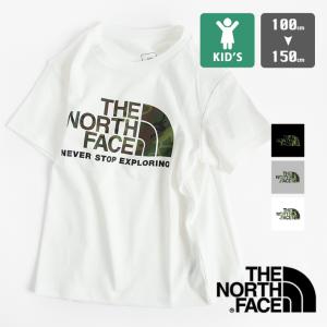 【 THE NORTH FACE ザ ノースフェイス 】 キッズ S/S Camo Logo Tee カモロゴ S/S Tシャツ NTJ32253 /22SS｜jeansstation
