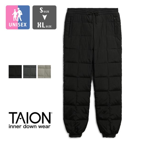 【SALE!!】 TAION UNISEX スポーツクラシック トラック ダウン パンツ TAION...