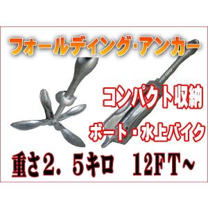 フォールディングアンカー 2.5kg｜ジェッカーズYahoo!ショップ