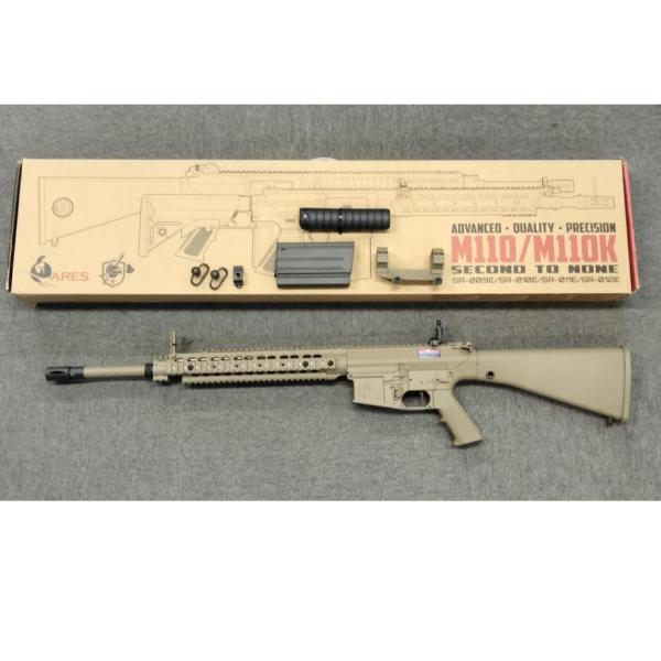 【特別価格】 ARES M110 電動 セミオート スナイパーライフル デザートカラー DE