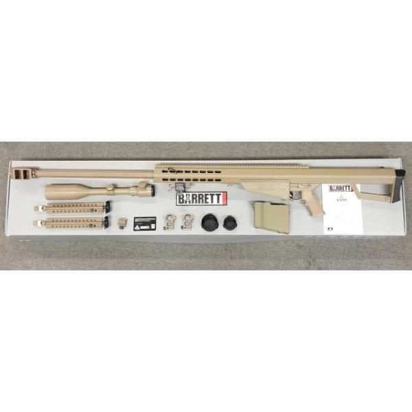 【特別価格】電動ガン SNOW WOLF バレットM82A1 スコープ&amp; バイポット付 デザートカラ...