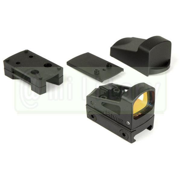 【特別価格】 RMS タイプ コンパクトドットサイト グロック用マウント付き ブラック