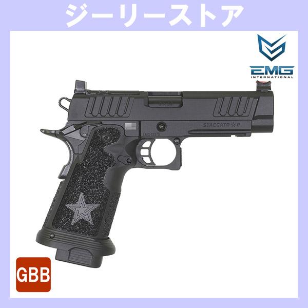 【特別価格】 ガスブロ 2025Ver. EMG STACCATO P 2011 ガスブローバックガ...