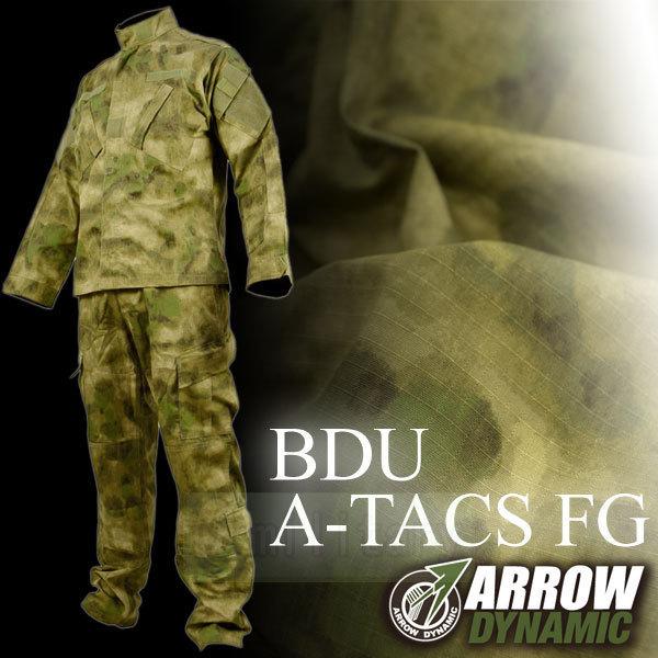 Arrow Dynamic BDU 森林迷彩 A-TACS FG 上下セット Sサイズ