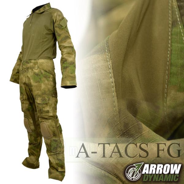 Arrow Dynamic  COMBATタイプ BDU 森林迷彩 A-TACS FG 上下 L