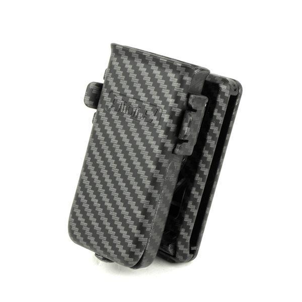 AMOMAX ユニバーサル シングルマガジンポーチ (3段階サイズ調整・取付角調整可能) カーボンブ...