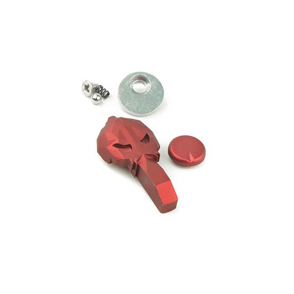 APS Skull ファイアセレクター 各社STD M4 電動ガン用 レッド