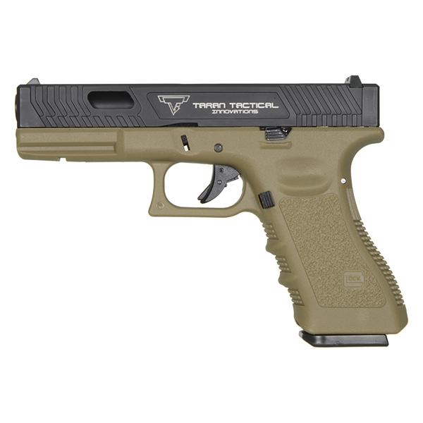 年末年始Bigセール★ E&amp;C 1104 GLOCK17 TTI ガスブローバック デザートカラー