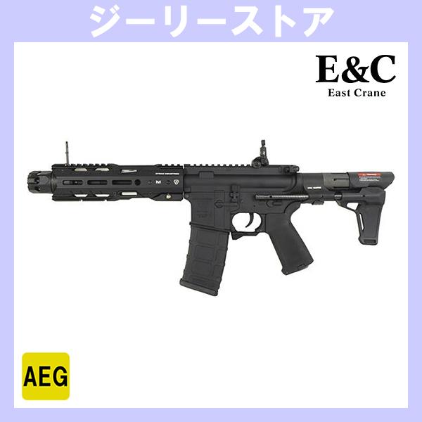 電子トリガー搭載 E&amp;C 337E STRIKE GRIDLOK PDW 電動ガン ブラック AEG