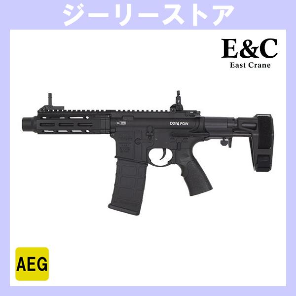 電子トリガー搭載 E&amp;C 645E DDM4 PDW 6インチ 電動ガン