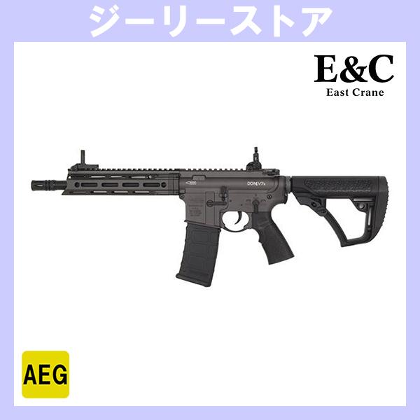 電子トリガー搭載 E&amp;C 645E DDM4V7 9インチ 電動ガン グレー