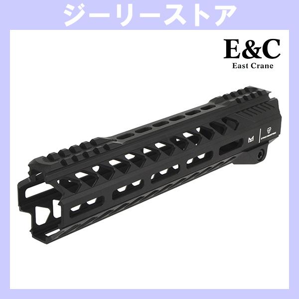 E&amp;C MP1002 SIタイプ ストライク レールハンドガード 10インチ　ブラック