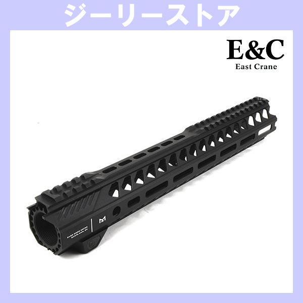 E&amp;C MP1003 SIタイプ ストライク レールハンドガード 13.5インチ  ブラック