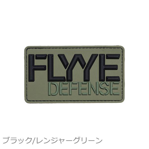 FLYYE DEFENSE 2インチ FLYYE DEFENSE ロゴ パッチ ブラック/レンジャー...