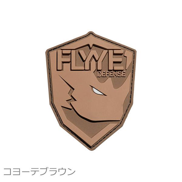 FLYYE DEFENSE FLYYE RHINOCEROS SHIELD パッチ コヨーテブラウン