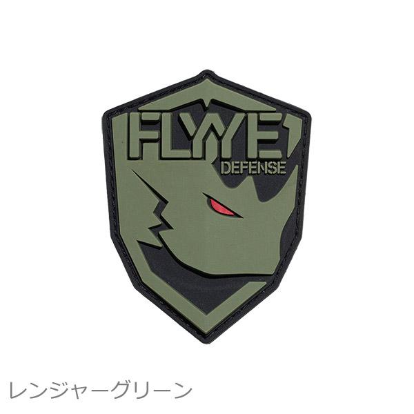 FLYYE DEFENSE FLYYE RHINOCEROS SHIELD パッチ レンジャーグリー...