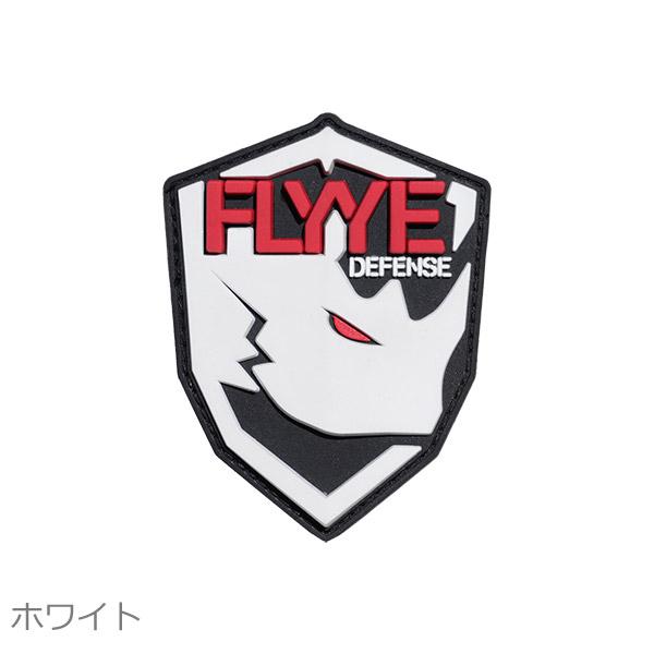 FLYYE DEFENSE FLYYE RHINOCEROS SHIELD パッチ ホワイト
