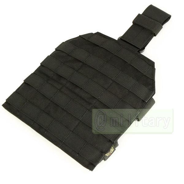 Flyye MOLLE対応レッグパネル　BK色　HR-B002