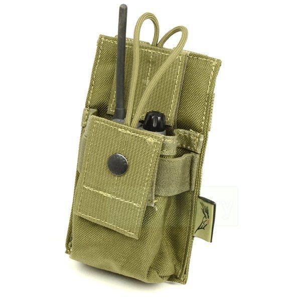 FLYYE ショートラジオポーチ KH色　PH-C009