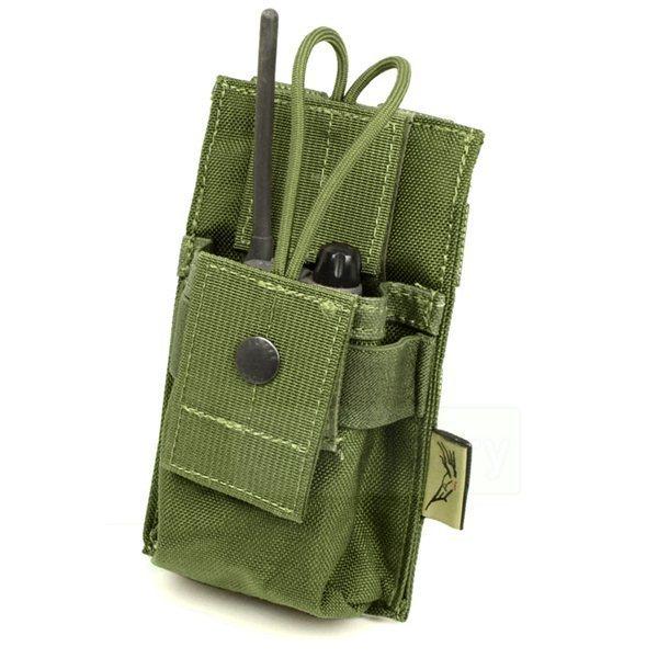 FLYYE ショートラジオポーチ OD色　PH-C009