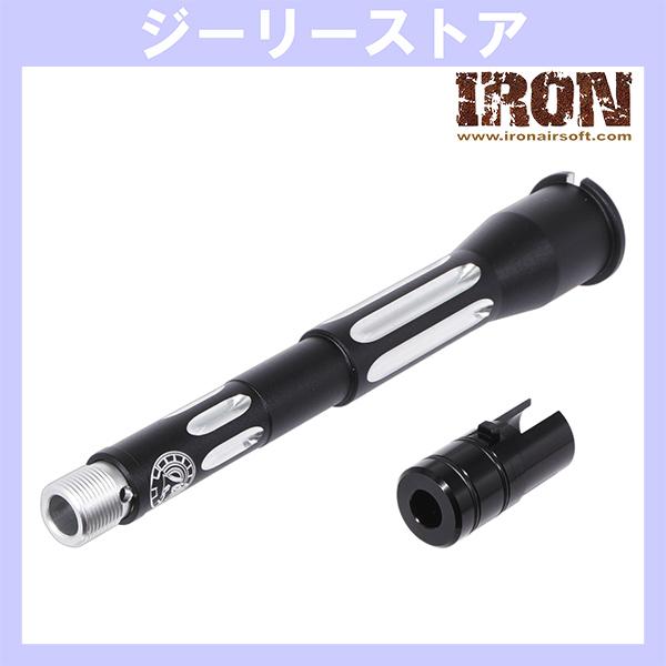 IRON AIRSOFT アルミCNC BAD タイプ 7.5インチ アウターバレルセット マルイ ...