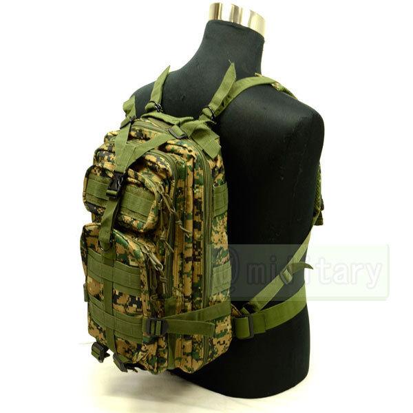 3-P Molle バックパック ピクセルグリーン色