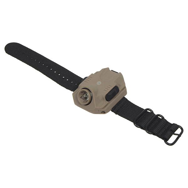 FMA ナイロン バージョン USB エレクトリック ウォッチ型 フラッシュライト　デザートカラー