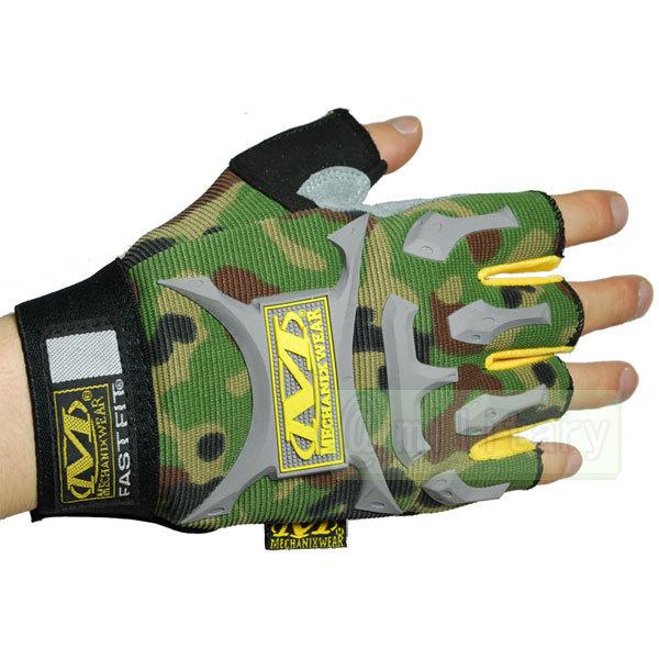 MECHANIX WEARタイプ オープンフィンガーグローブ  迷彩カラー  Lサイズ