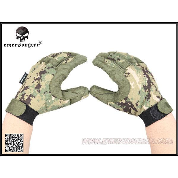 EMERSON タクティカル ライトウェイト カモフラージュ グローブ AOR2迷彩 Sサイズ