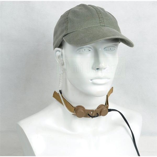 タクティカル THROAT MIC (無線通信用チョーカー) TAN