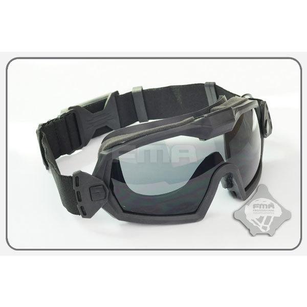 年末年始Bigセール★ FMA LPG01BK12-2R レギュレーター ファン ゴーグル ブラック